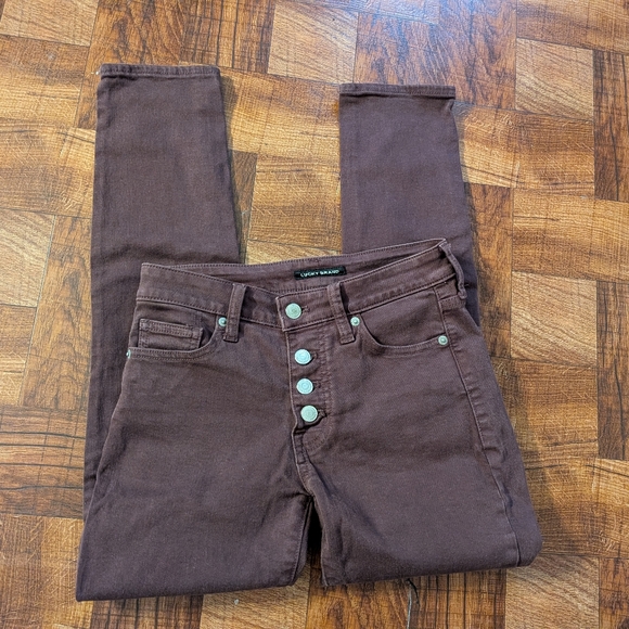 Lucky Brand Denim - Lucky Brand Mid Rise Hayden Skinny Puce Plum Jeans 0 25A Women's